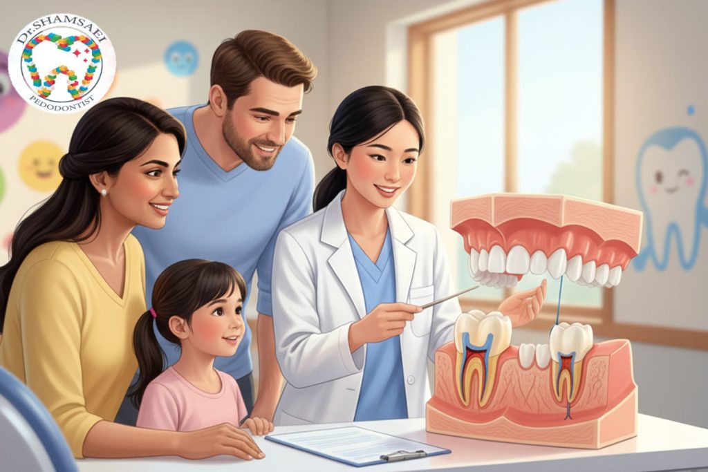 آیا عصب‌کشی روی رشد دندان دائمی کودک تأثیر دارد؟
